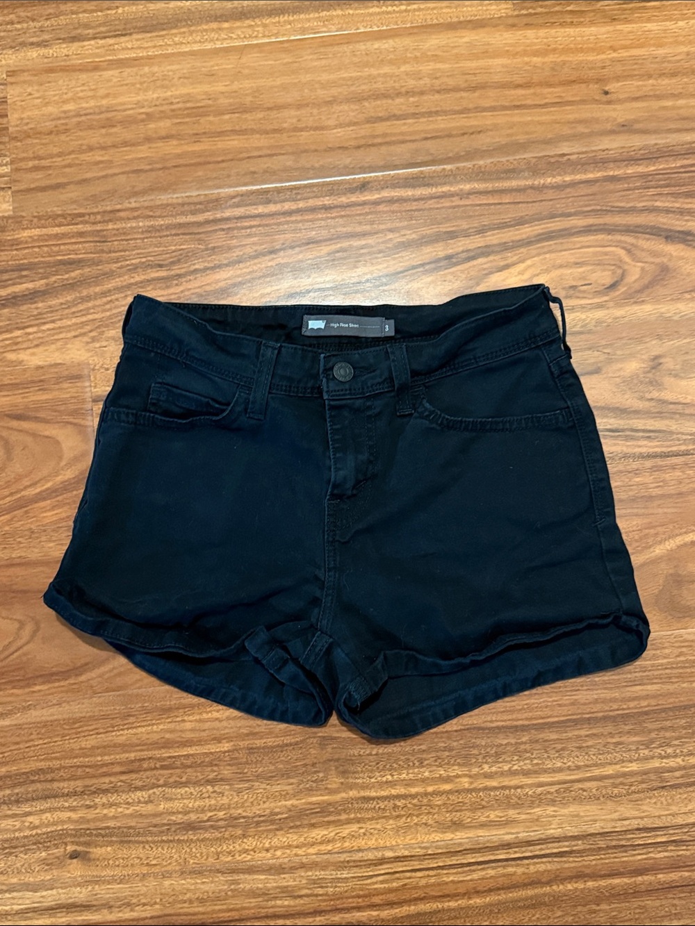 Levi's Black Women's Denim Shorts